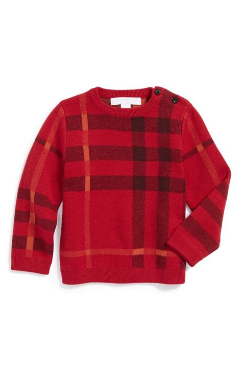 burberry plaid sweater